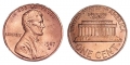 1 цент 1987 США Линкольн, двор D