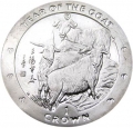 1 crown 2003 Isle of Man Year of Goat