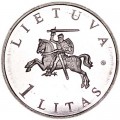 1 litas 2009 Lithuania Vilnius - European Capital of Culture