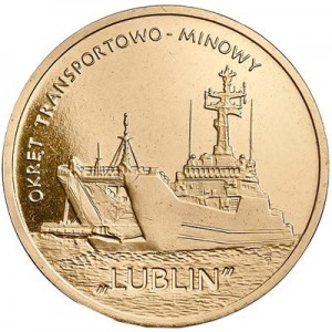 2 zloty 2013 Polen Military transport ship Lublin (Okret transportowo-minowy Lublin)