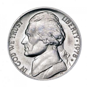 5 центов 1978 США, двор D