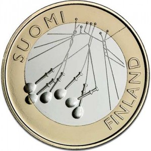 5 евро, 2010, Финляндия, Сатакунта, серия "Исторические провинции Финляндии" цена, стоимость