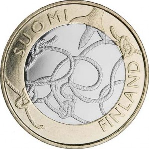 5 евро 2011 Финляндия Тавастия "Исторические провинции Финляндии"  цена, стоимость