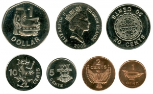 Набор Соломоновы острова 7 монет цена, стоимость