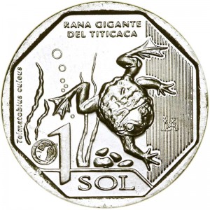 1 соль 2019 Перу Титикакский свистун цена, стоимость