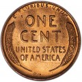 1 цент 1954 США Пшеничный, двор D
