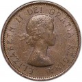 1 cent 1964 Canada, from circulation