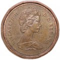 1 cent 1984 Canada, from circulation