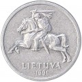 1 cent 1991 Lithuania