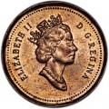 1 цент 1996 Канада, из обращения