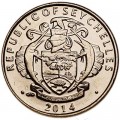 1 cent 2014 Seychelles Crab