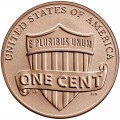 1 cent 2019 USA, Shield mint mark W Reverse Proof