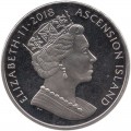1 crown 2018, Ascension Island, 65 years of the Coronation