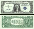 1 dollar 1957 B USA  certificate with blue seal, Banknote, XF