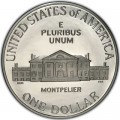 1 доллар 1993 США Мэдисон,  Proof, серебро