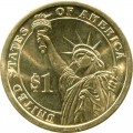 1 Dollar 2009 USA, 12 Präsident Zachary Taylor farbig