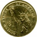 1 Dollar 2013 USA, 25 Präsident William McKinley, farbig