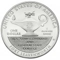 1 dollar 2013 USA 5-Star Generals Marshall, Eisenhower,  UNC, silver