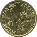 1 Dollar 2015 USA, 35 Präsident John F. Kennedy (farbig)