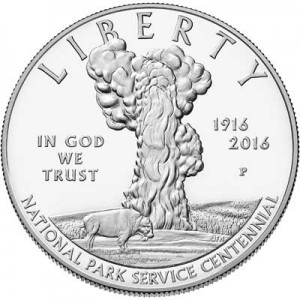 1 доллар 2016 США, Служба национальных парков,  Proof цена, стоимость