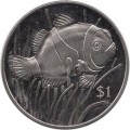 1 Dollar 2018 Virgin Insel, Anemonenfische