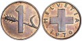 1 rappen 1951-1988 Switzerland