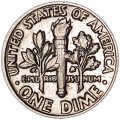 10 cents One dime 1984 USA Roosevelt, mint P