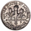 10 cents One dime 1986 USA Roosevelt, mint P