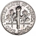 10 центов 1995 США Рузвельт, D