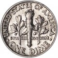 10 центов 1996 США Рузвельт, двор P