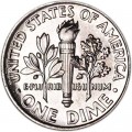 10 центов 2014 США Рузвельт, двор P