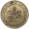 10 pfennig 1990 Deutschland
