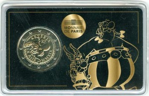 2 Euro 2019 France, Asterix, Coincart (Asterix and Obelix) price, composition, diameter, thickness, mintage, orientation, video, authenticity, weight, Description