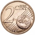 2 цента 2016 Бельгия, UNC