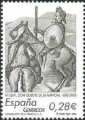 2 euro 2005 Spanien Gedenkmünze, Don Quijote, in der Broschüre