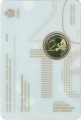 2 евро 2016 Сан-Марино, Шекспир, в буклете (есть пятно на лицевой стороне)