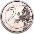 2 euro 2018 Vatican, 50th anniversary of the death of Padre Pio (colorized)