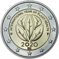 2 евро 2020 Бельгия, Международный год растений, в блистере