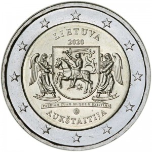2 euro 2020 Lithuania, Aukstaitija