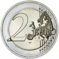 2 euro 2020 Lithuania, Aukstaitija (colorized)