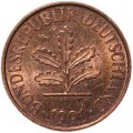 2 pfennig 1950-1996 Germany, from circulation
