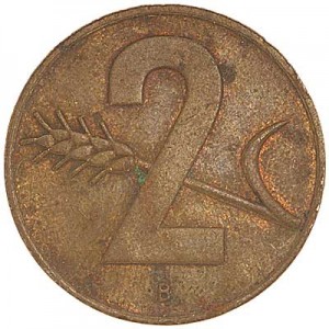 2 раппена 1958 Швейцария, из обращения цена, стоимость