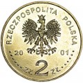2 Zloty 2001 Polen 100 Jahre des Geburtstages von Stefan Wyszynski (100-lecie Stefana Wyszynskiego)