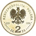 2 злотых 2009 Польша 70-летие Польского подпольного государства (70 rocznica utworzenia Panstwa)