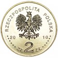 2 злотых 2010 Польша Польский август 1980 (Polski sierpien 1980)