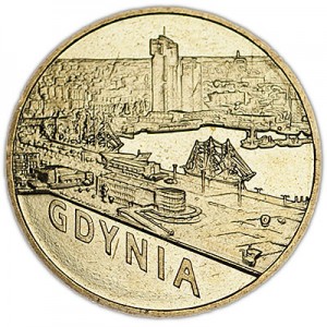 2 zloty 2011 Poland Gdynia series "Historical places"