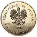 2 злотых 2011 Польша Гибель президента Польши Леха Качиньского в авиакатастрофе под Смоленском