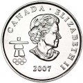 25 центов 2007 Канада Олимпиада 2010 Ванкувер: Слалом