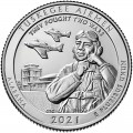 25 cents Quarter Dollar 2021 USA Tuskegee Airmen 56th Park, mint mark S