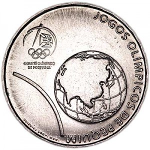 2,5 евро 2008, Португалия, Летние Олимпийские игры 2008 в Пекине (Jogos Olimpicos de Pequim) цена, стоимость